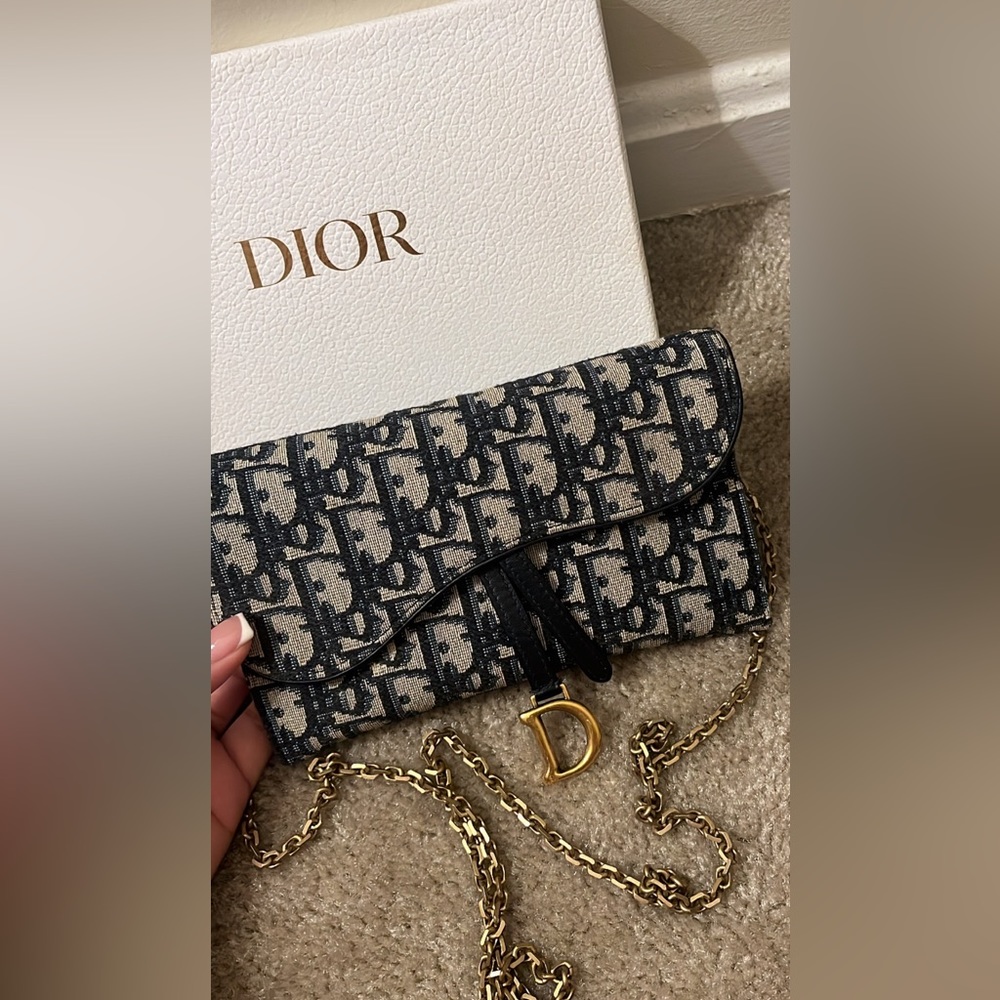Dior Black and Cream Mini Bag